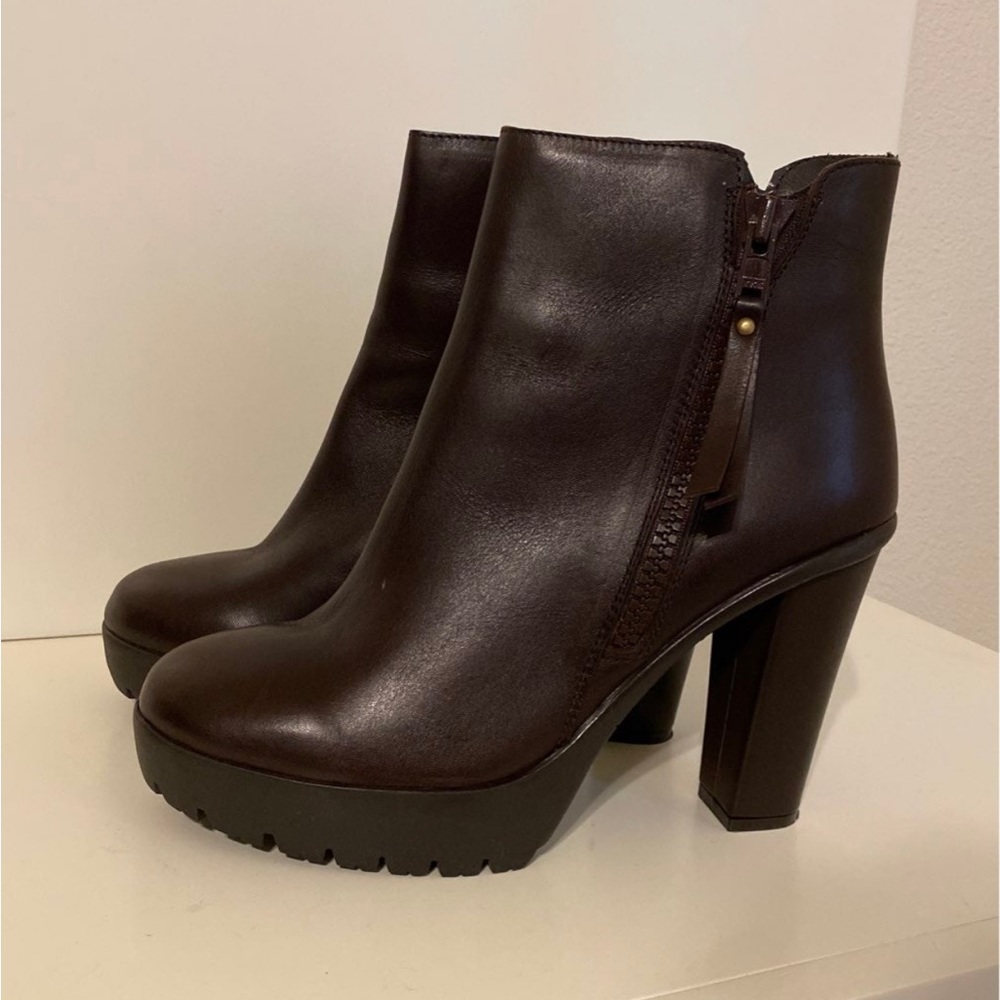 Brown booties